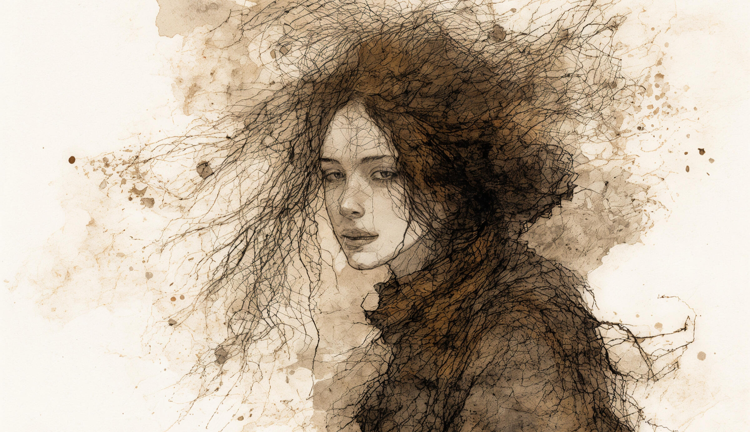 Elegance & Apples - Sisters in blue two women in elegant blue and gold silk robes holding aplles, fashion portrait with wide - brim hats